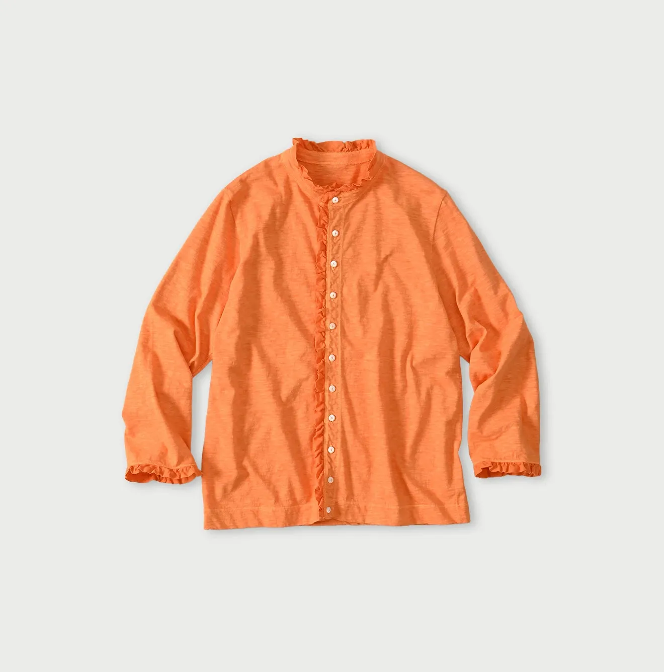 Frilled Square Cardigan (Plant-Based Dye) sold by 45r product image thumbnail 2