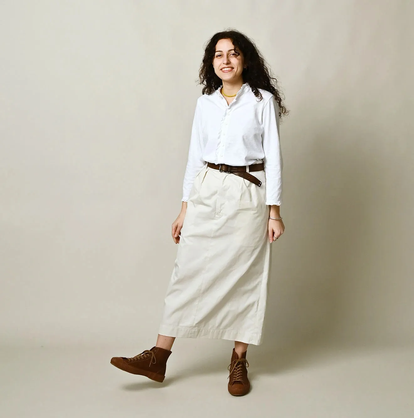 Frilled Square Cardigan (White) sold by 45r product image thumbnail 2