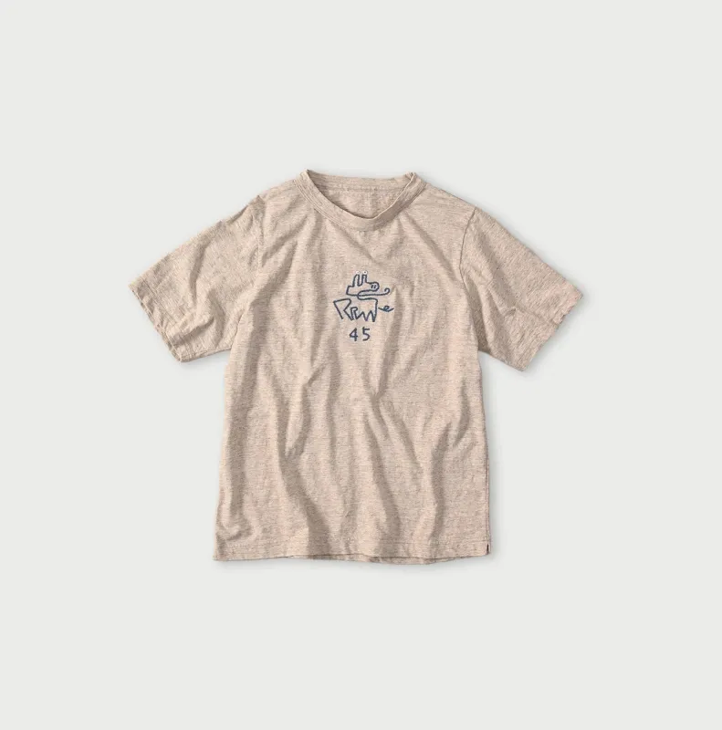 Nasuppiie Embroidery 908 T-shirt (Top-Dyed) made by 45r