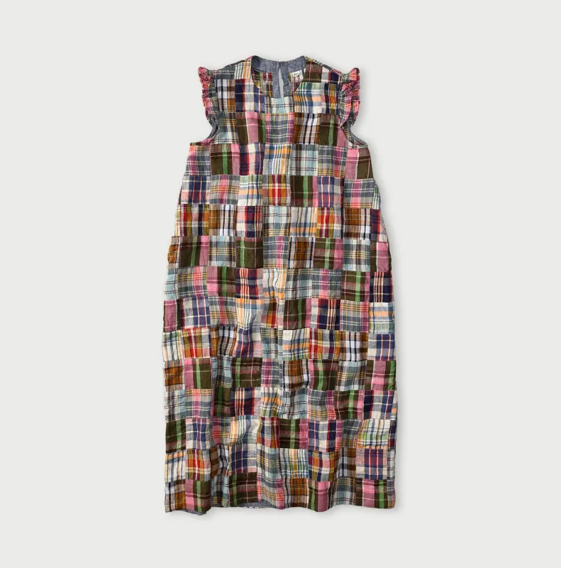 Linen Patchwork Dress made by 45r