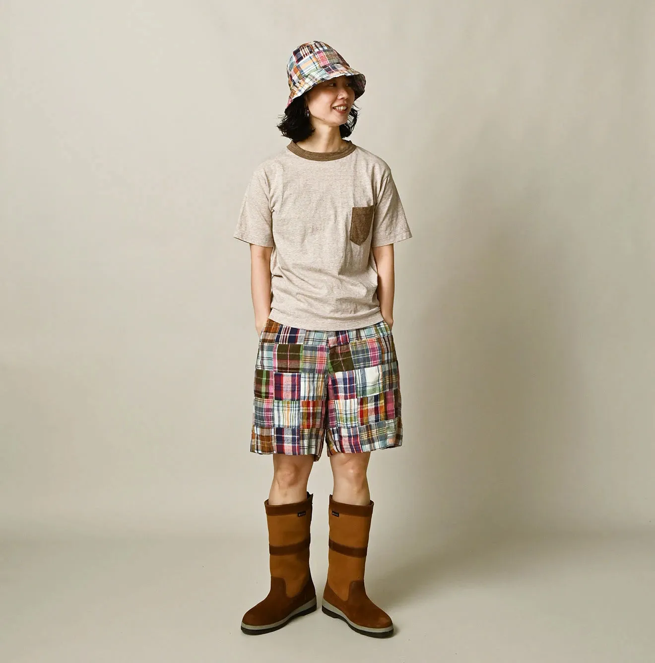 Linen Patchwork 908 Nimes Shorts sold by 45r product image thumbnail 4
