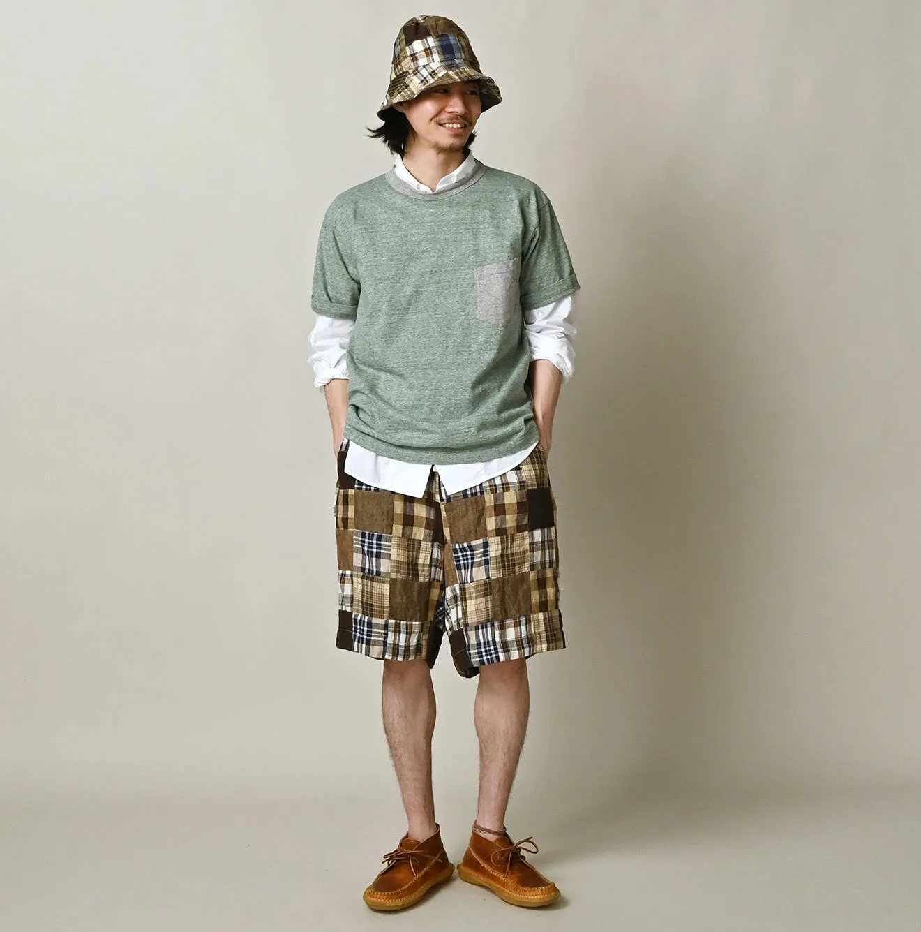 Linen Patchwork 908 Nimes Shorts sold by 45r product image thumbnail 5