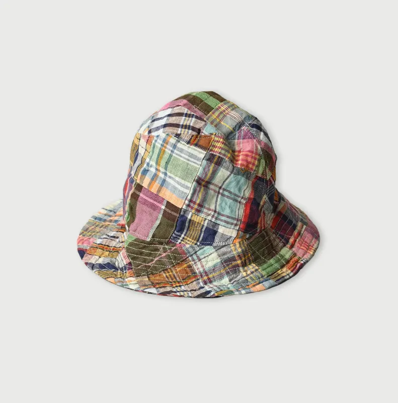 Linen Patchwork Hat made by 45r