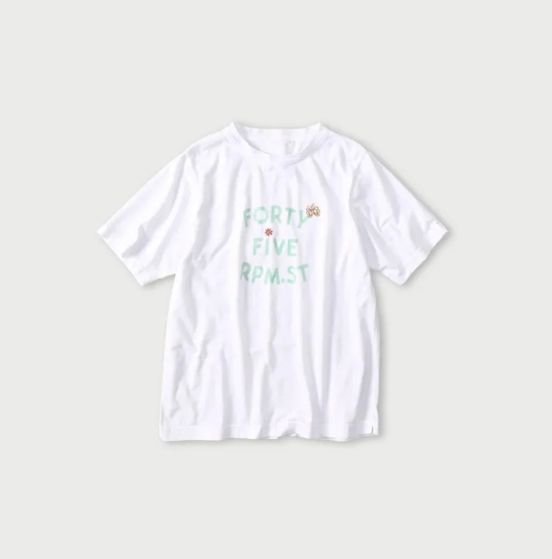 Swallowtail Butterfly Embroidery 908 T-shirt made by 45r