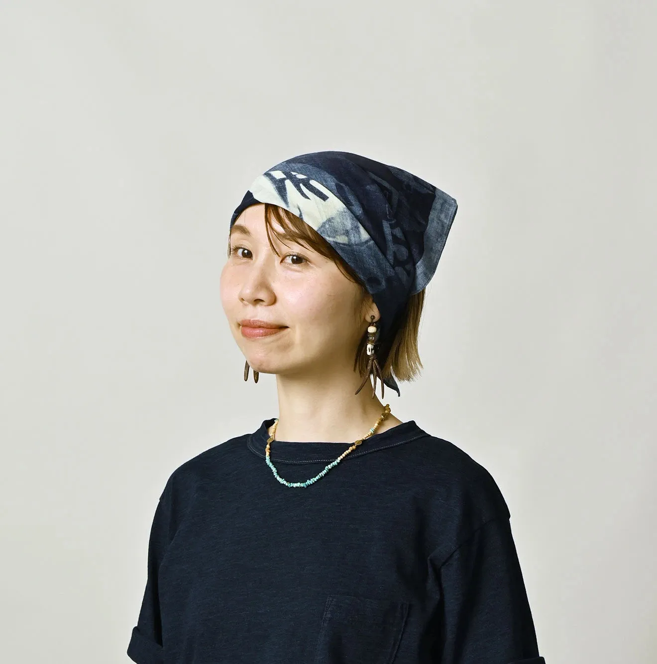 Indigo Gauze Summer Cruise Bandana sold by 45r product image thumbnail 2
