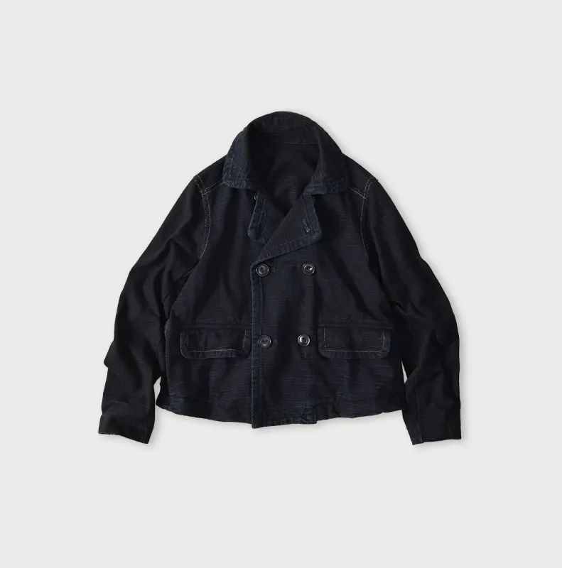 Indigo Dekoboko Tenjiku Annie Double Jacket made by 45r