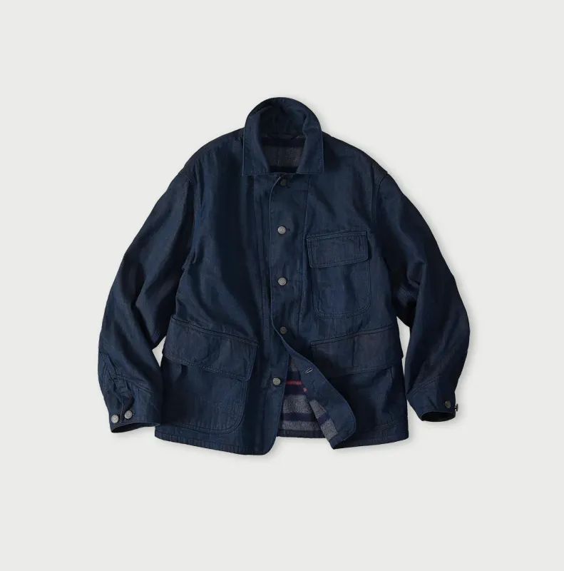 Light Mont Brown Denim 908 Yama Coverall made by 45r