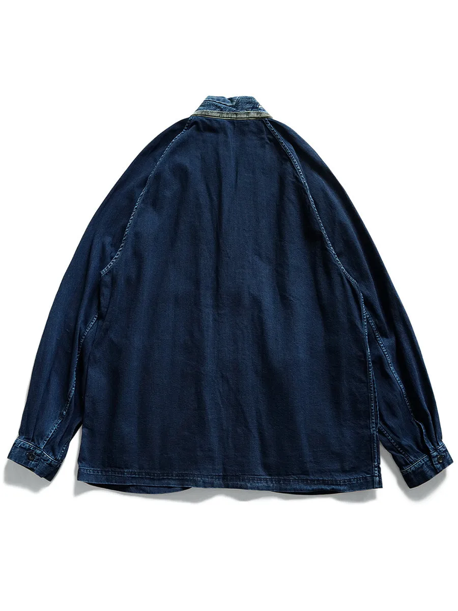 Kapital 8ozIDG Denim TIGER JUDDBHAN Shirt (NORAGI Remake) - Indigo sold by Totem Brand product image thumbnail 2