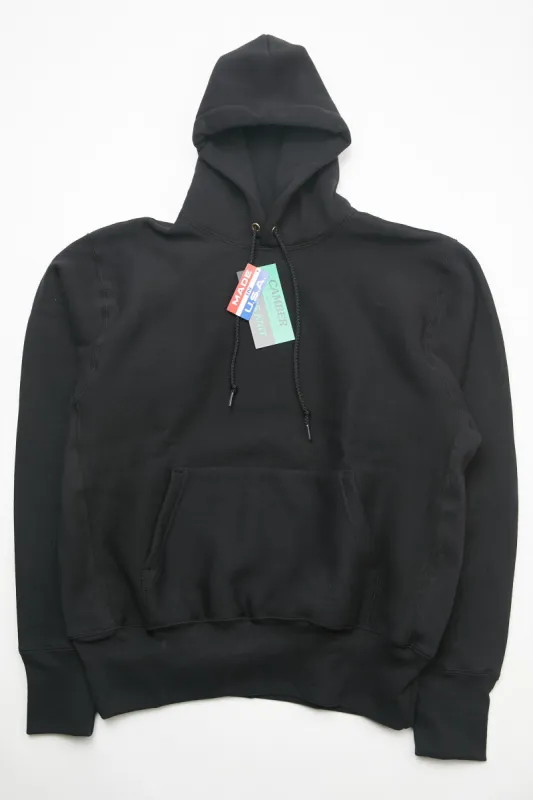Camber #232 Cross-Knit Heavyweight Pullover Hooded Sweatshirt - Black sold by Totem Brand