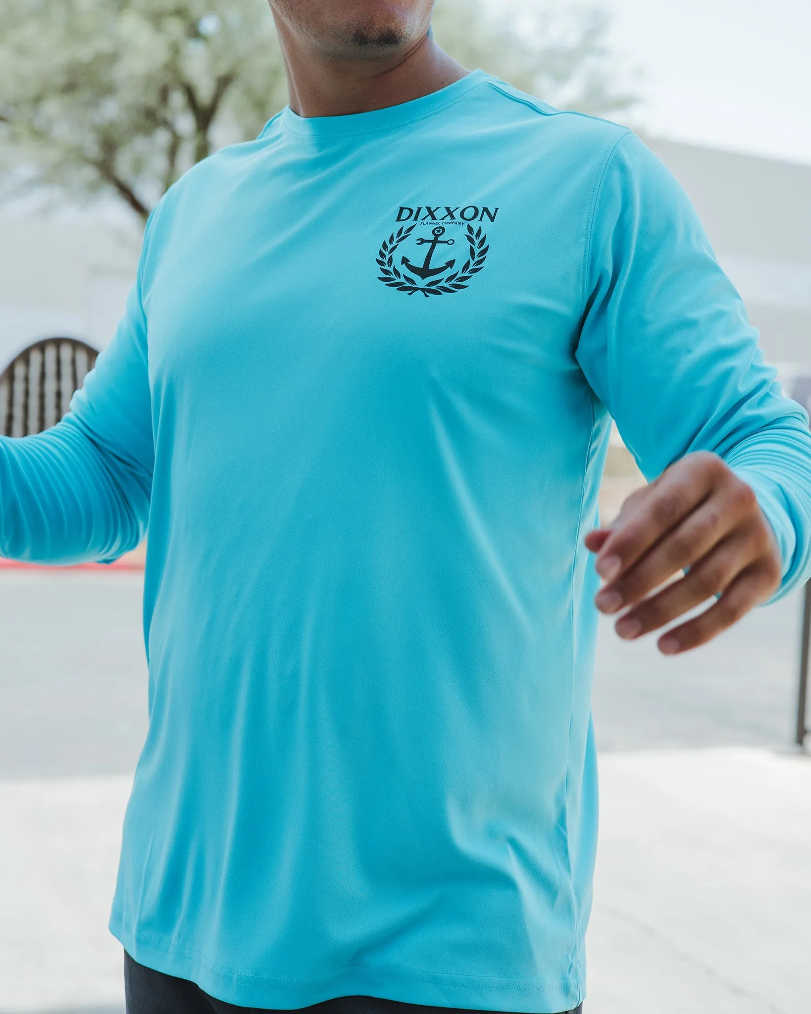 Tide UV Long Sleeve T-Shirt - Aqua sold by Dixxon product image thumbnail 2