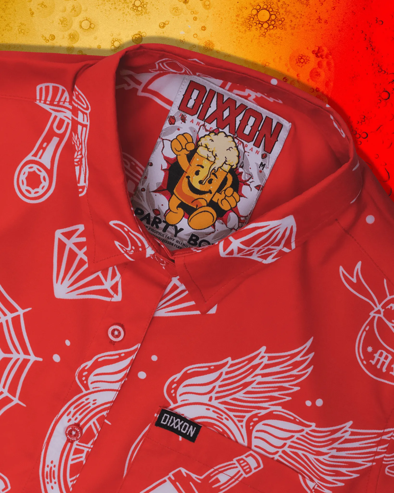 Women's Party Boy 10 YR Party Shirt - Red sold by Dixxon product image thumbnail 2