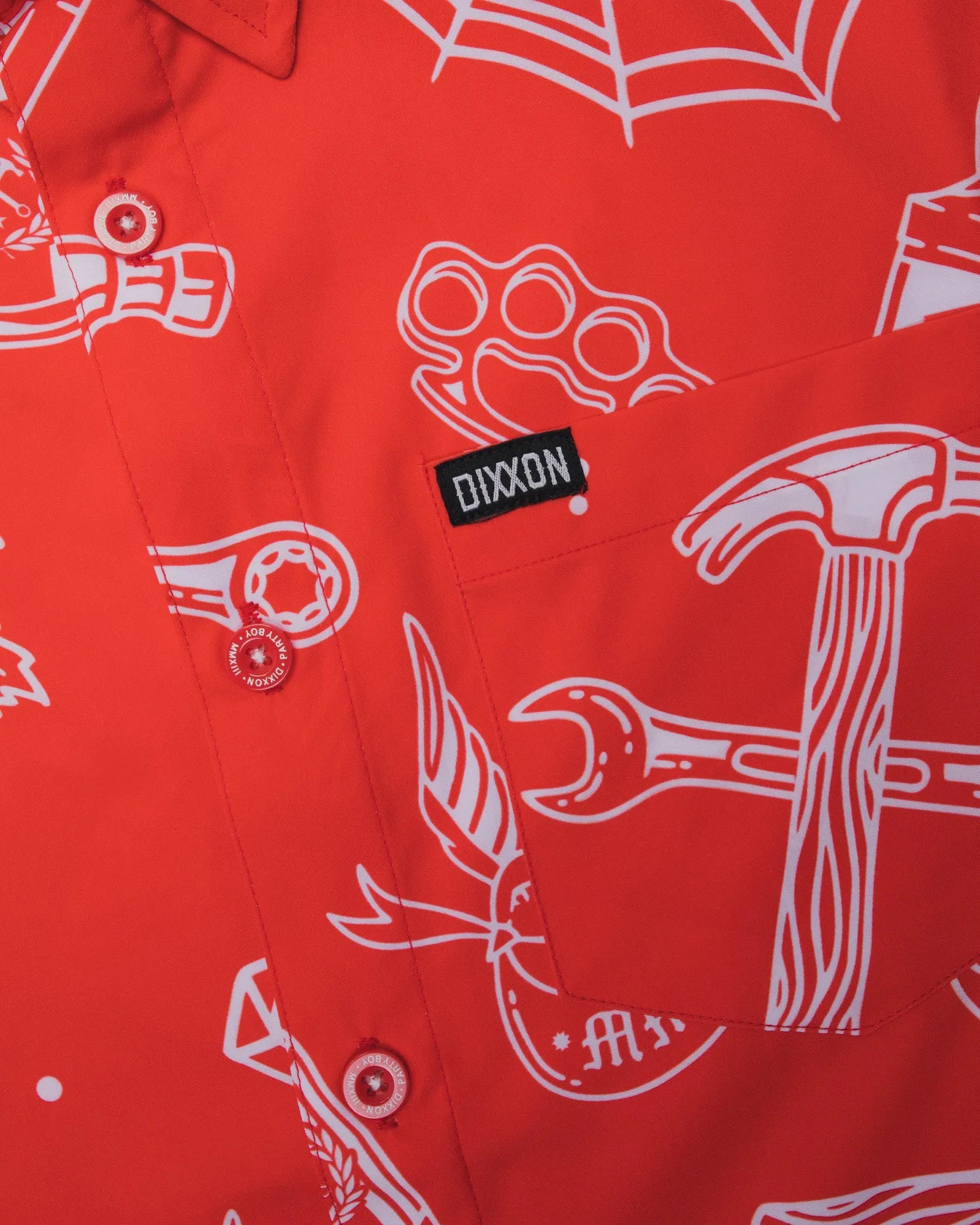 Women's Party Boy 10 YR Party Shirt - Red sold by Dixxon product image thumbnail 3