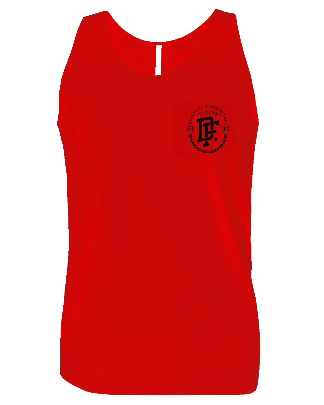 Black Disobedience Tank - Red sold by Dixxon product image thumbnail 3