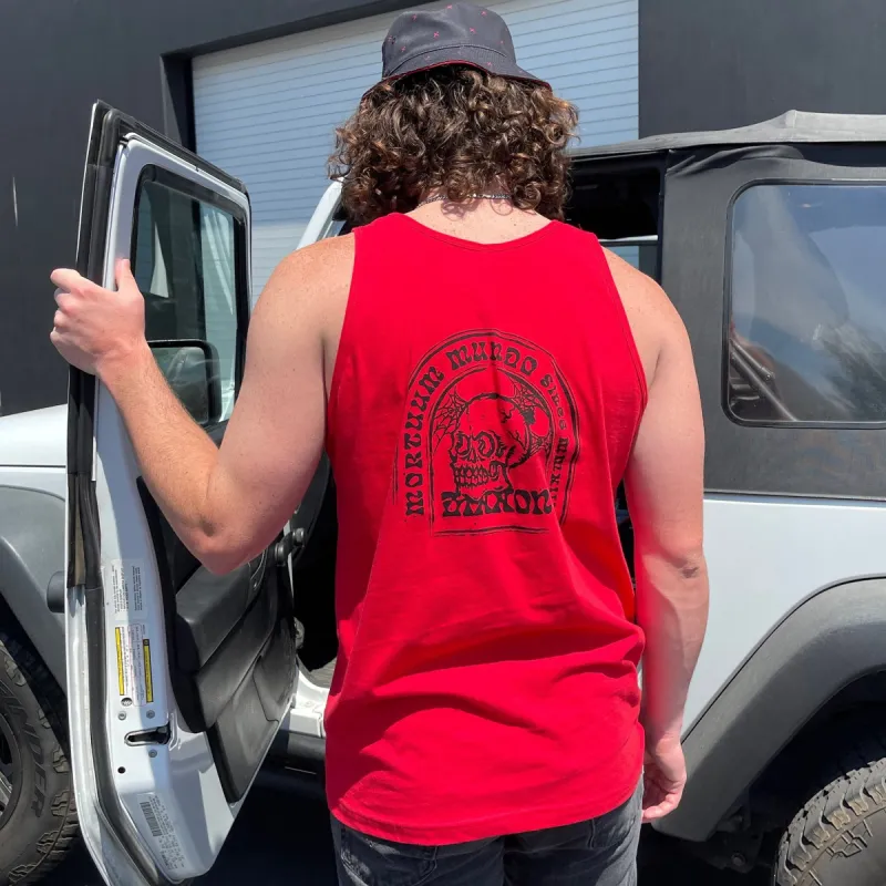 Mortuum Mundo Tank - Red sold by Dixxon