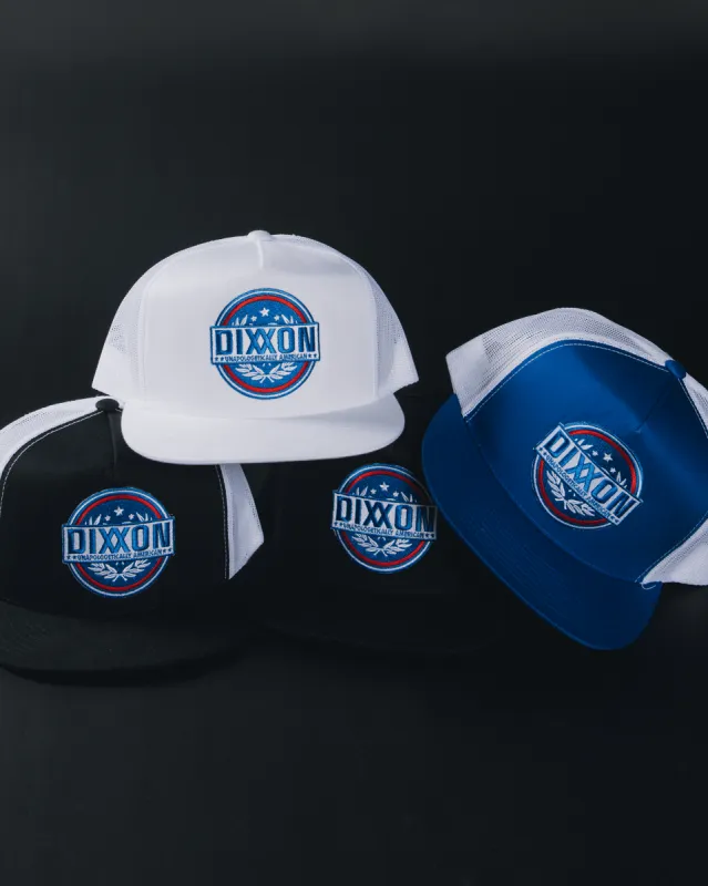 Unapologetically Flat Bill Trucker Snapback sold by Dixxon