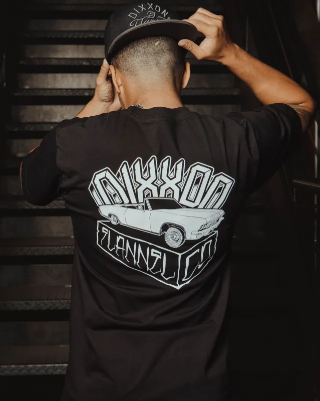 White Block T-Shirt - Black sold by Dixxon