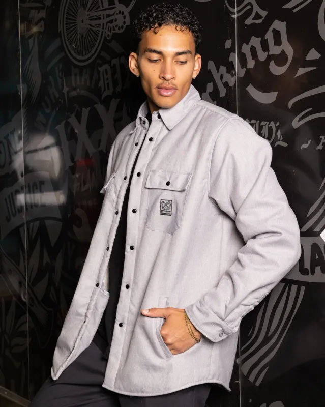 Van Buren Sherpa Lined Flannel Jacket sold by Dixxon