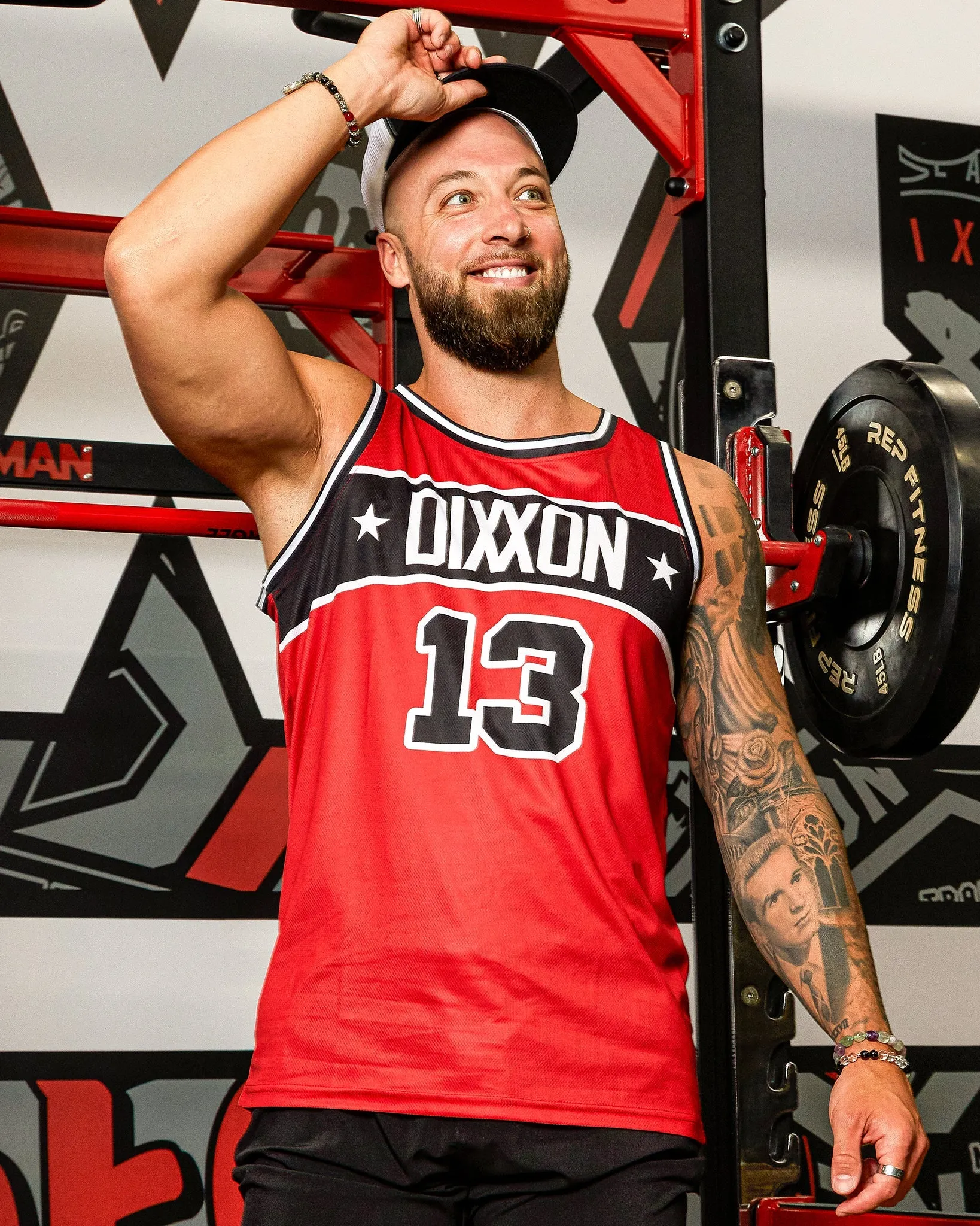 Classic Jersey - Red, Black, & White sold by Dixxon