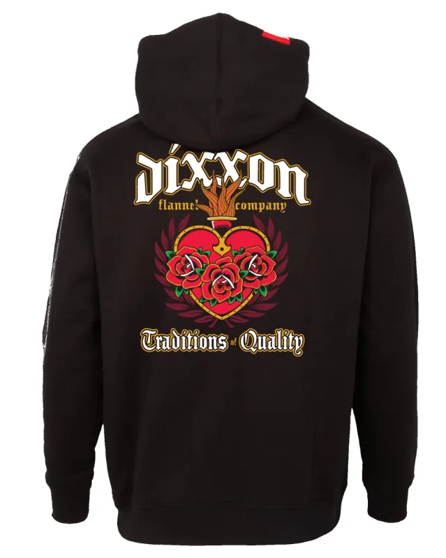Sacred Traditions of Quality Zip Up Hoodie - Black sold by Dixxon