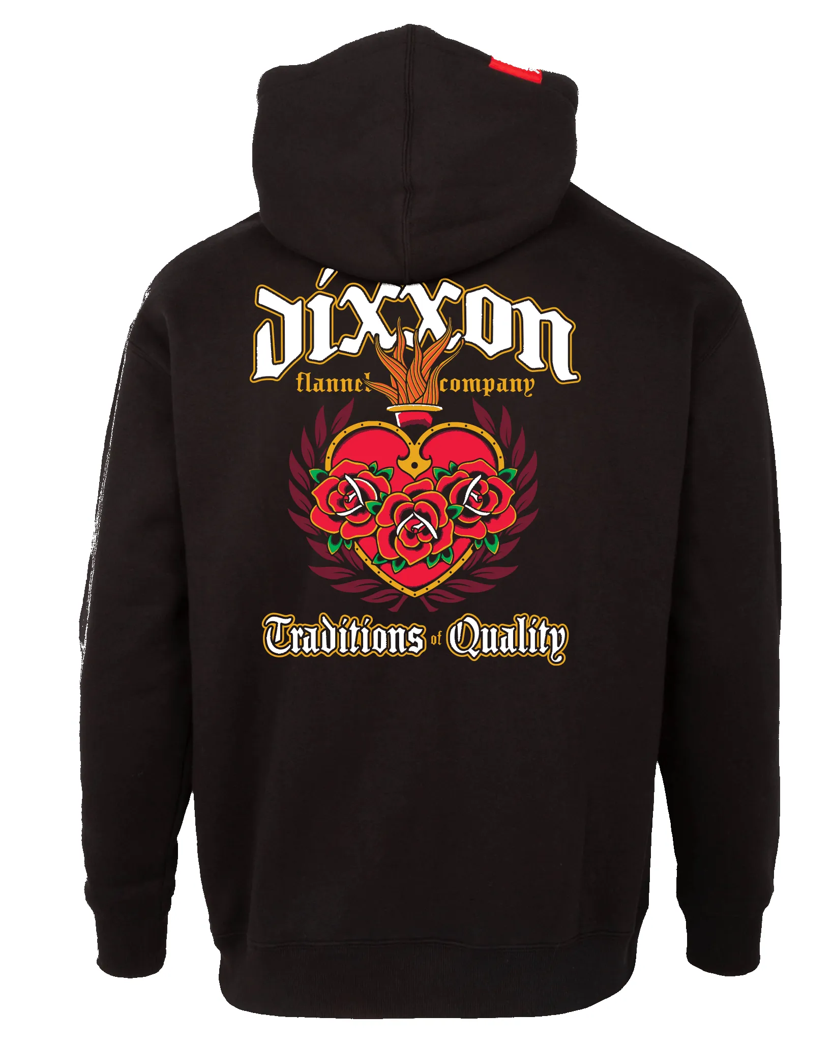 Sacred Traditions of Quality Zip Up Hoodie - Black sold by Dixxon