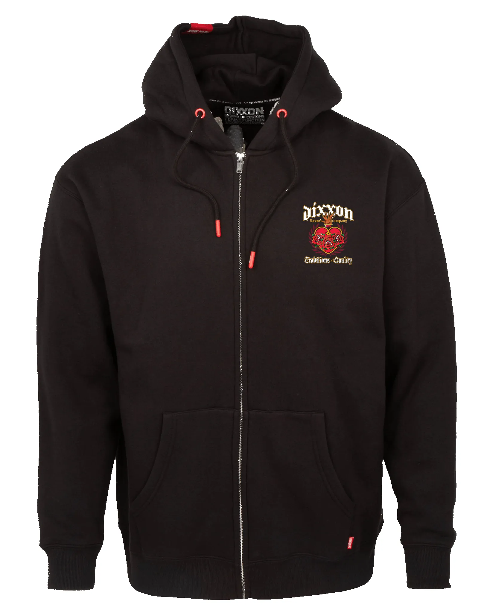 Sacred Traditions of Quality Zip Up Hoodie - Black sold by Dixxon product image thumbnail 2