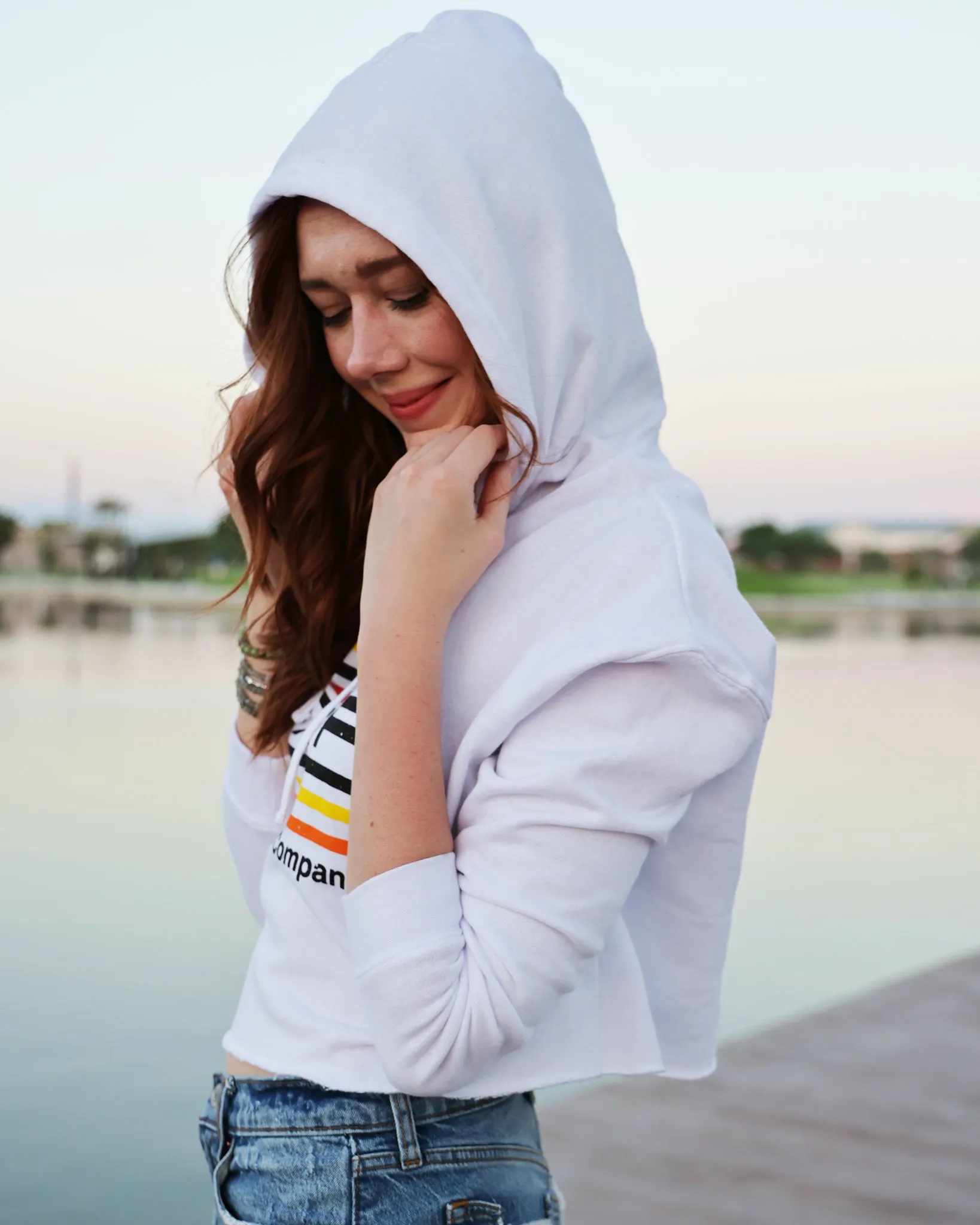 Women's Streamline Crop Pullover Hoodie - Orange sold by Dixxon product image thumbnail 4
