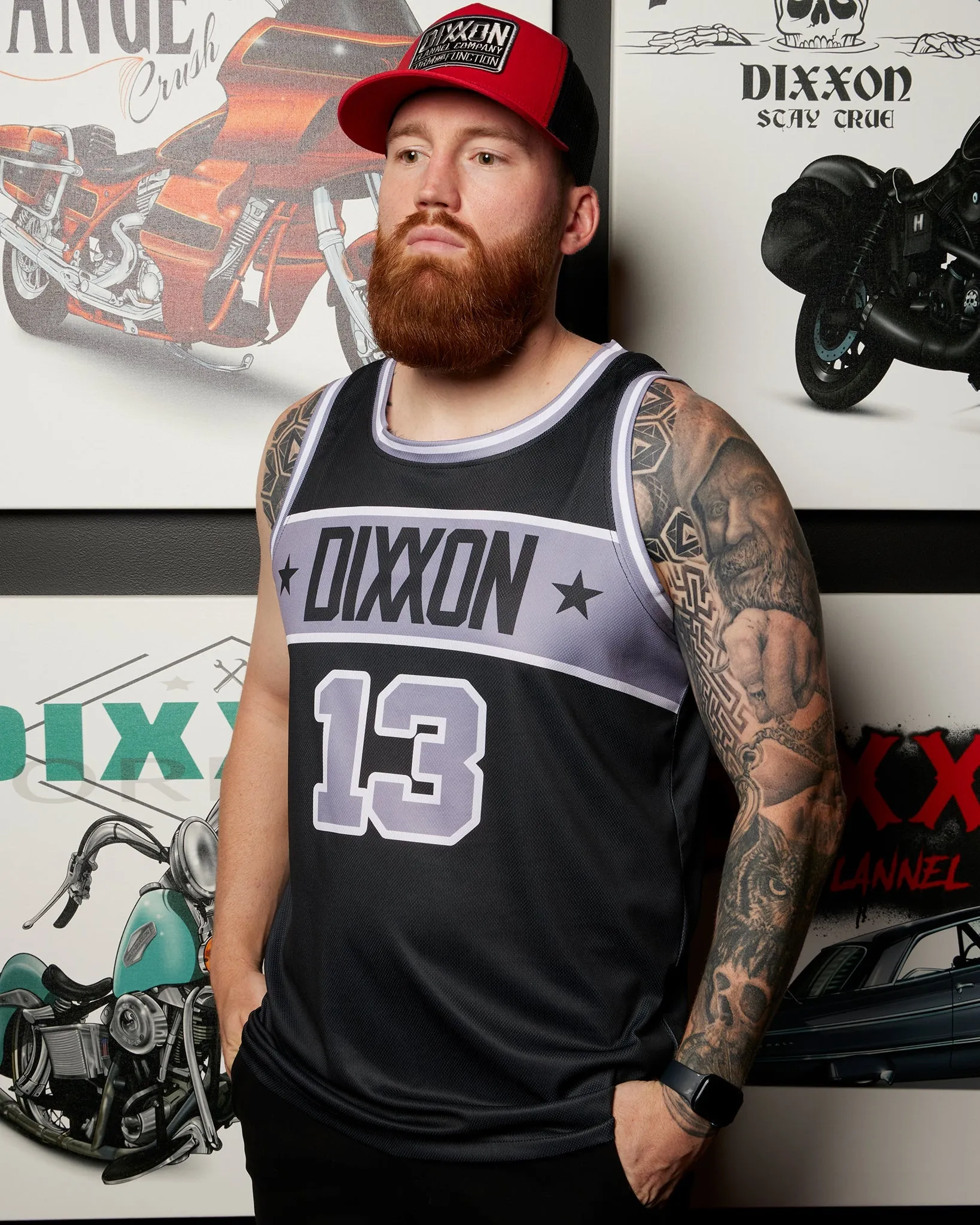 Classic Jersey - Black, Gray, & White sold by Dixxon