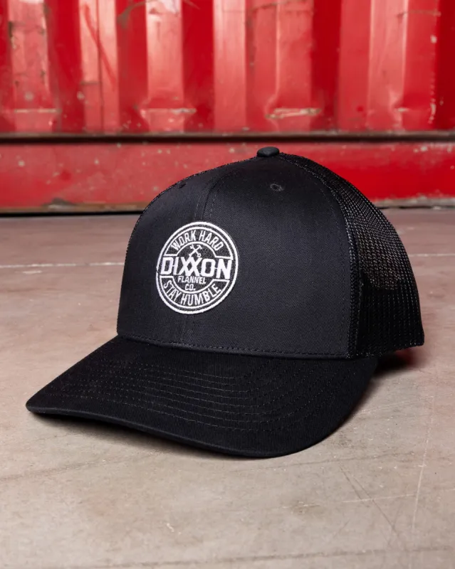 Corpo Curved Bill Trucker Snapback sold by Dixxon