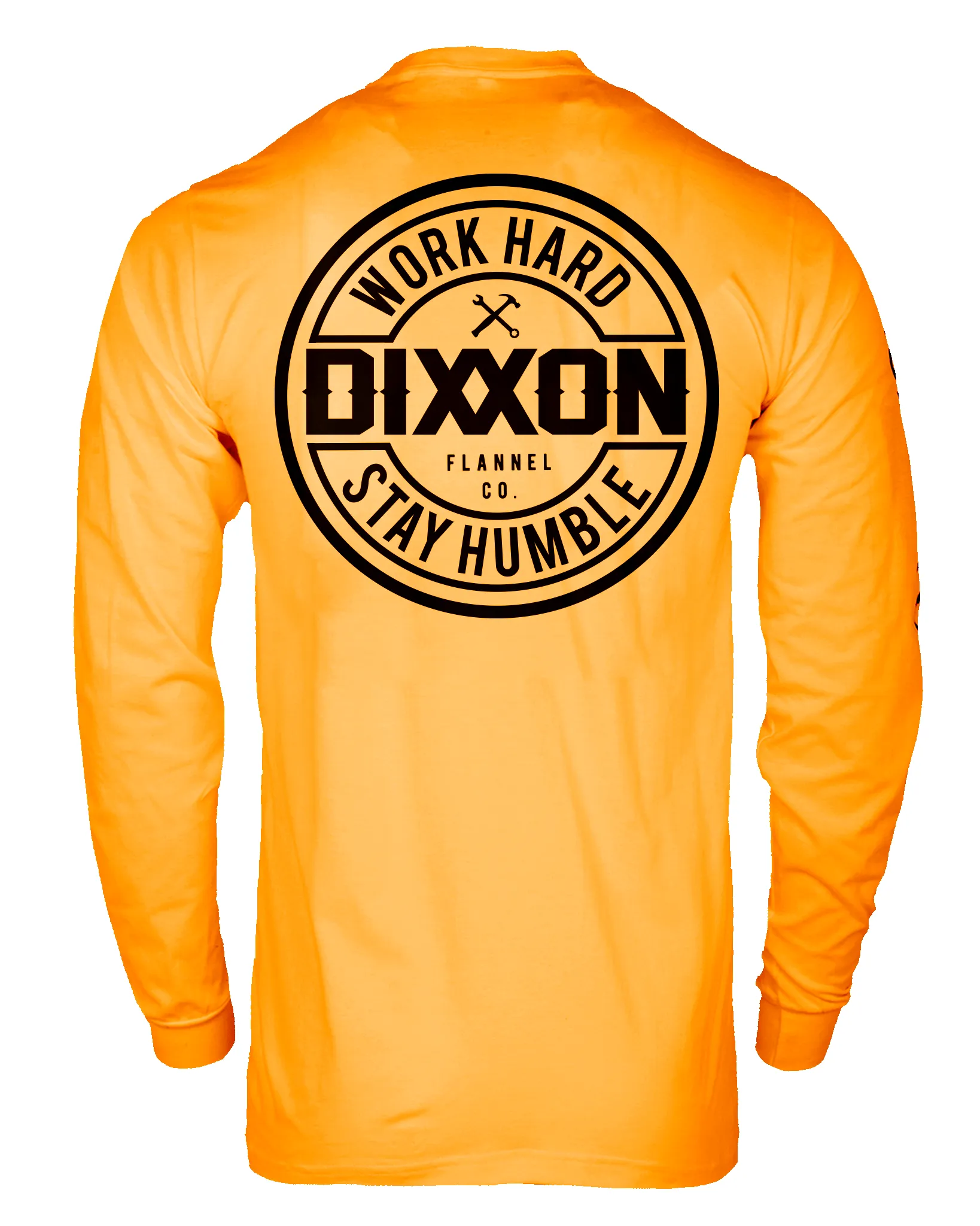 Corpo Hi Vis Long Sleeve T-Shirt - Safety Orange sold by Dixxon product image thumbnail 2