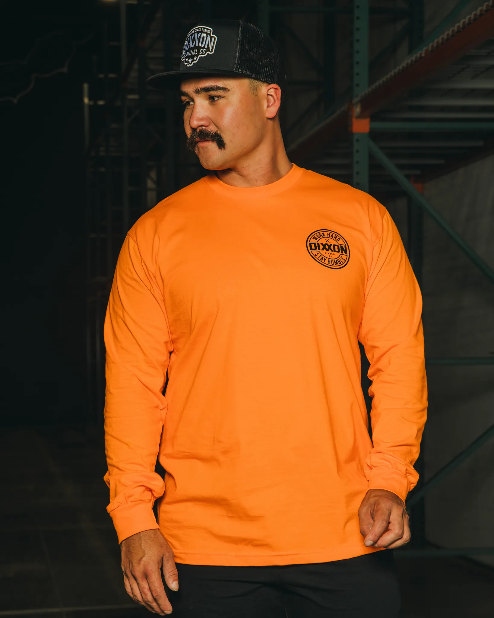 Corpo Hi Vis Long Sleeve T-Shirt - Safety Orange sold by Dixxon product image thumbnail 4