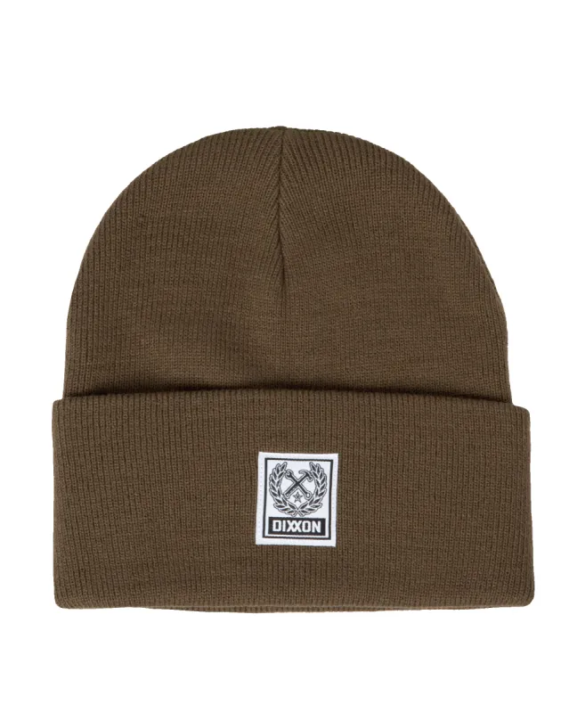 Ribbed Beanie - O.D. Green sold by Dixxon