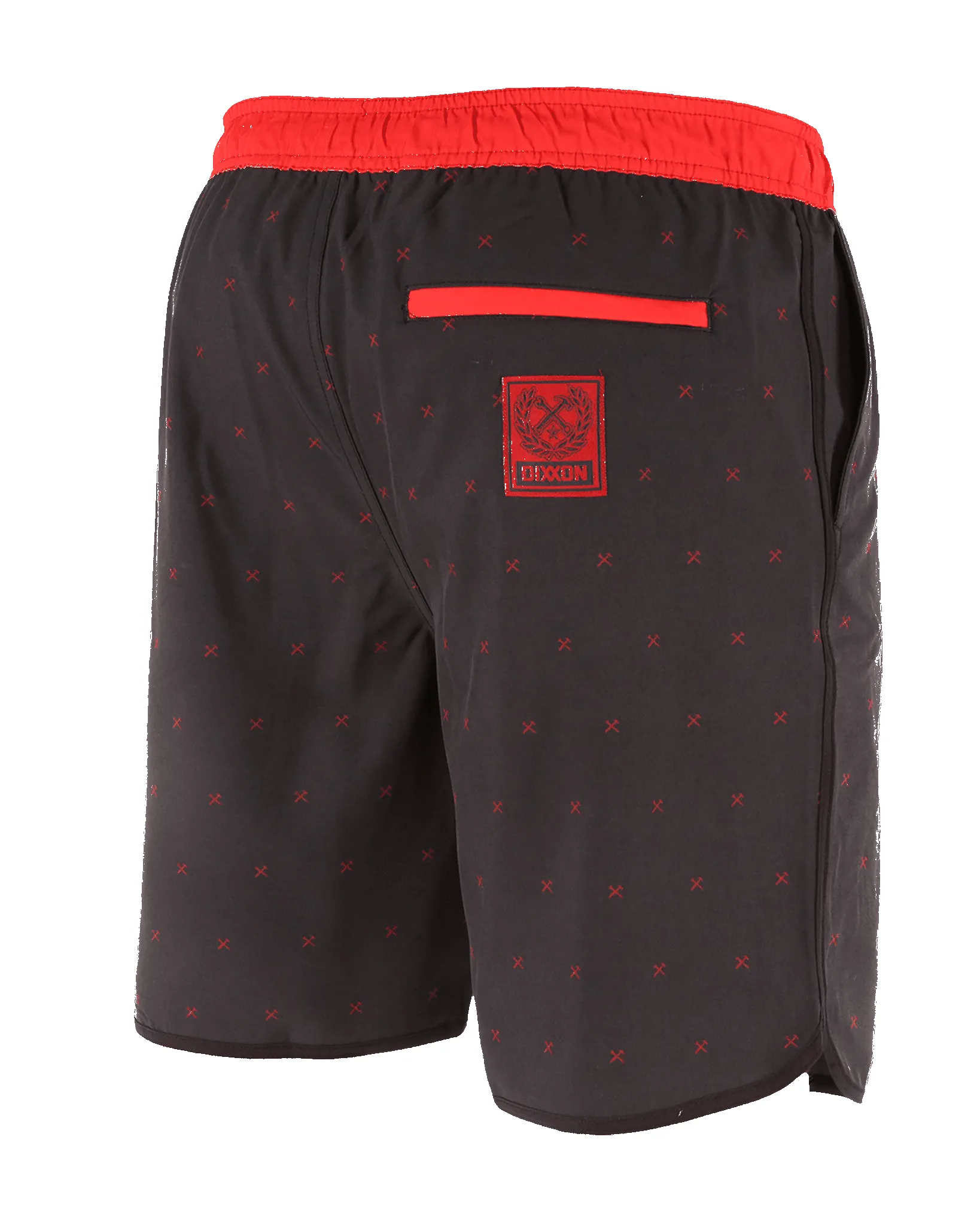 Finney Chad Shorts - Black & Red sold by Dixxon product image thumbnail 3