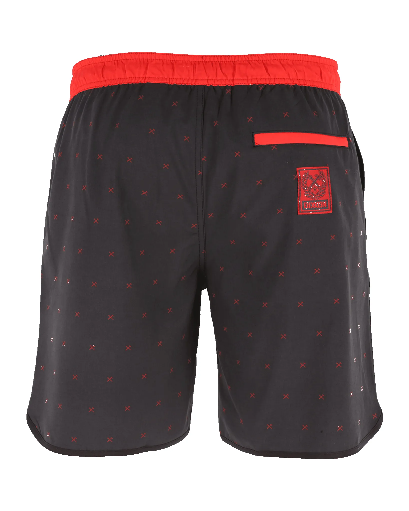 Finney Chad Shorts - Black & Red sold by Dixxon product image thumbnail 2