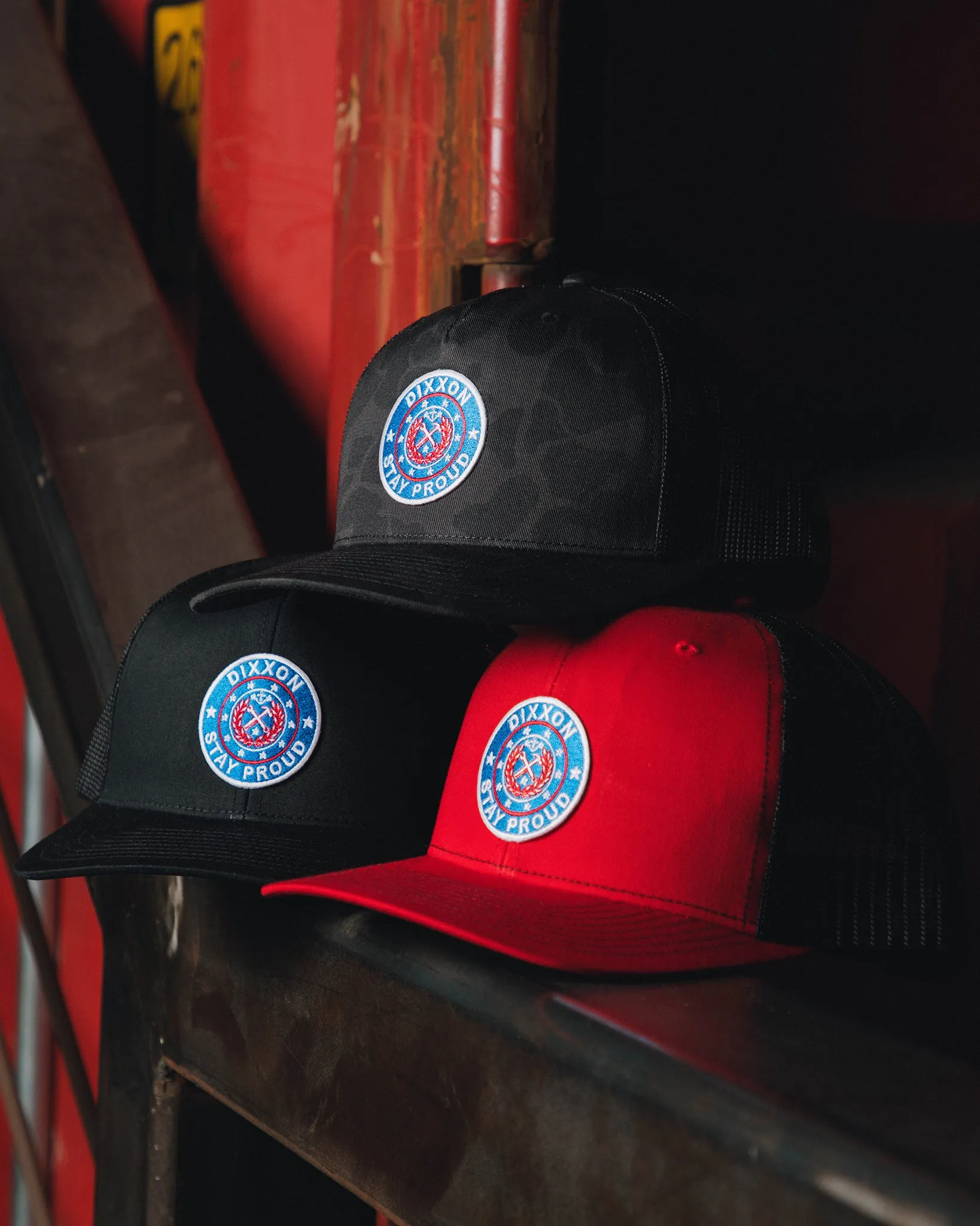 Stay Proud Curved Bill Trucker Snapback sold by Dixxon