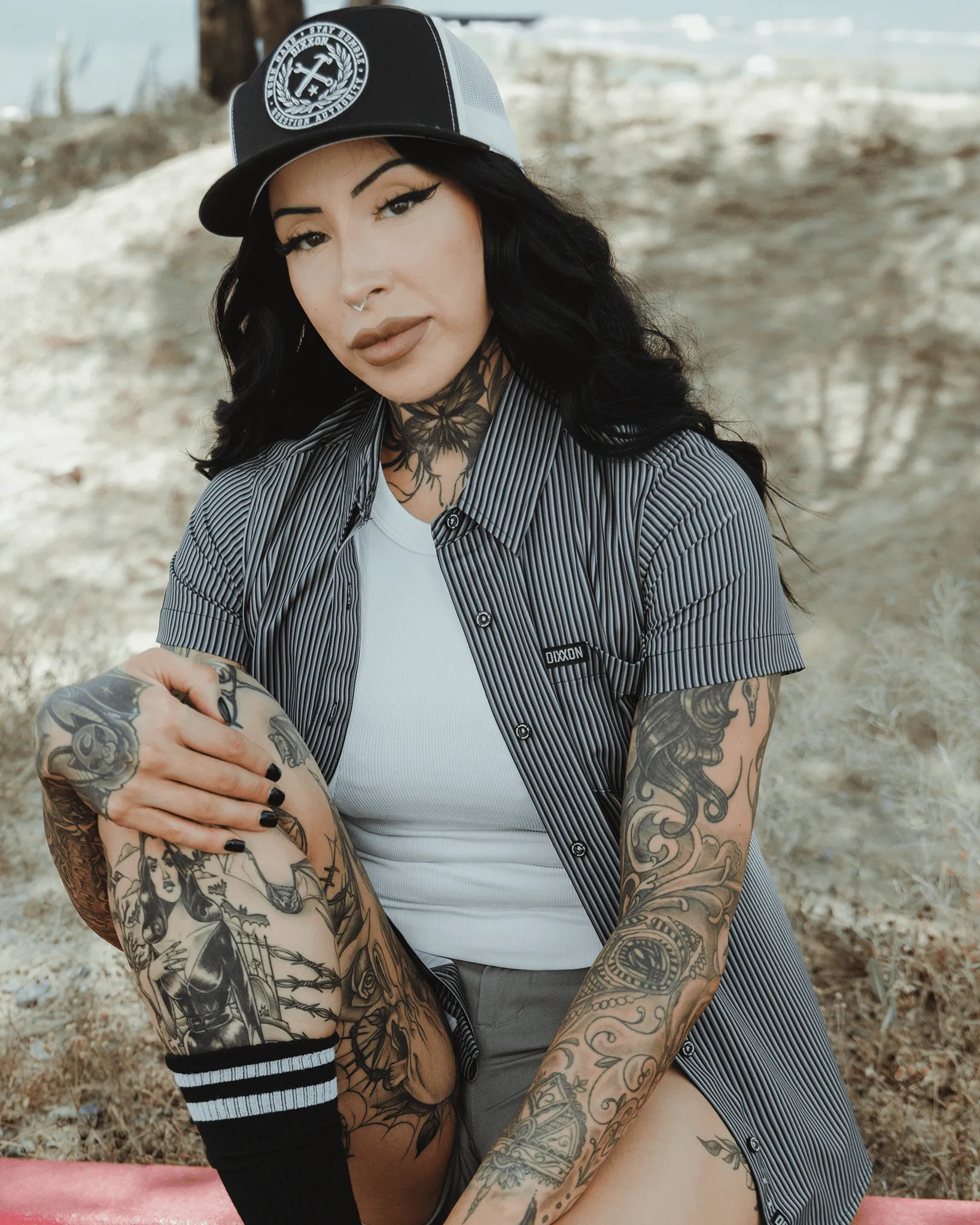 Women's Benny TS Party Shirt - Gray sold by Dixxon