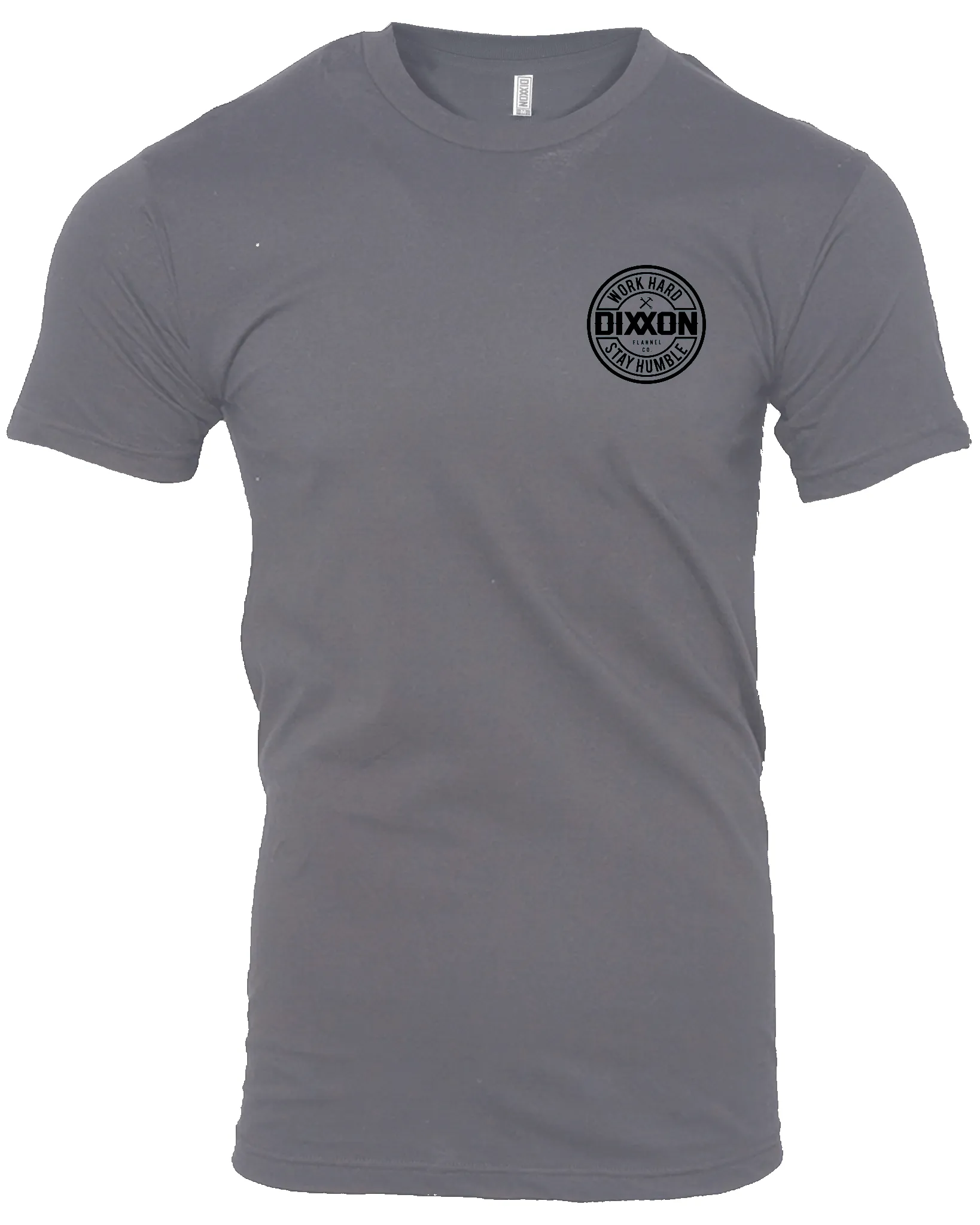 Black Corpo T-Shirt - Charcoal sold by Dixxon product image thumbnail 2