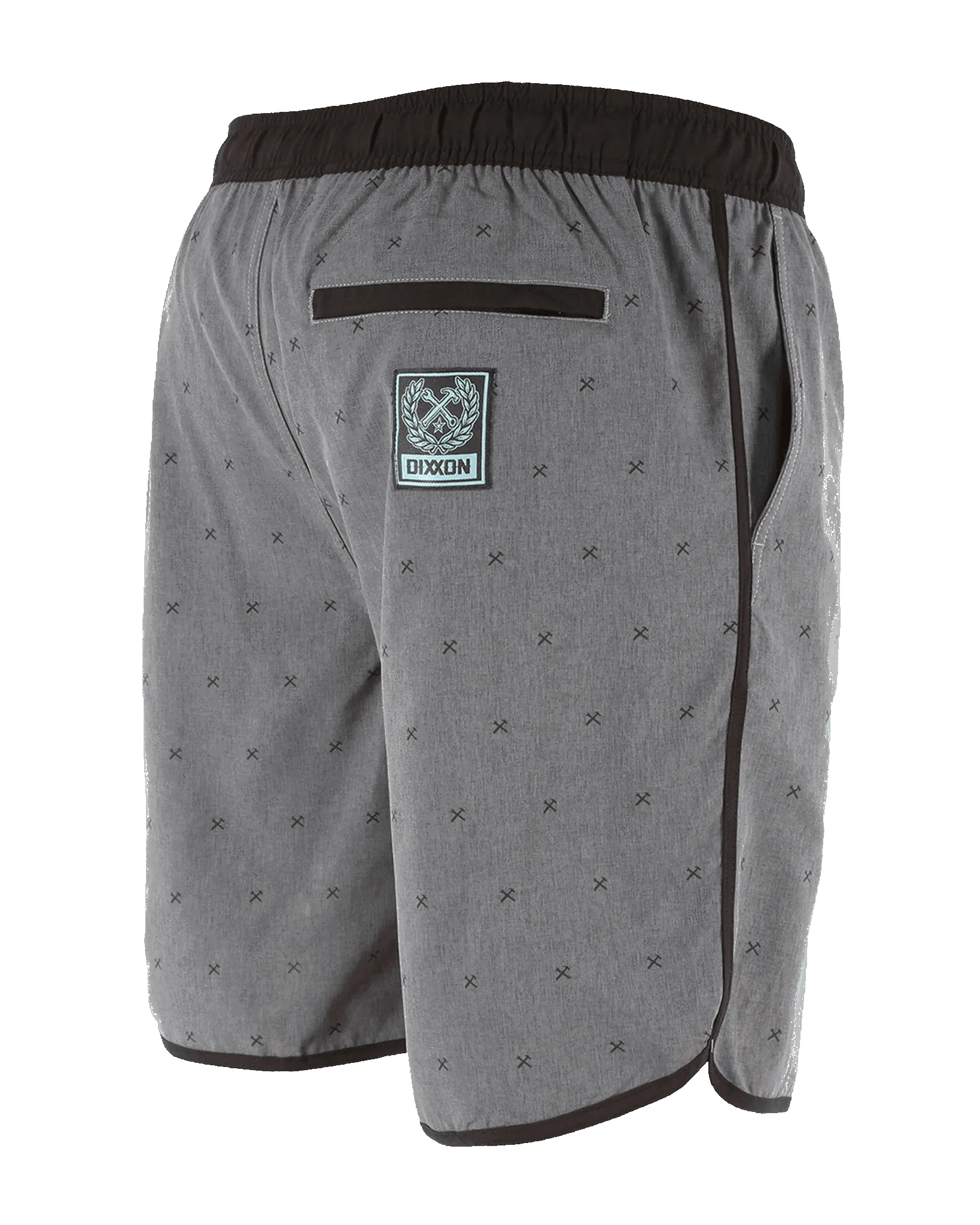 Finney Chad Shorts - Gray & Black sold by Dixxon product image thumbnail 3