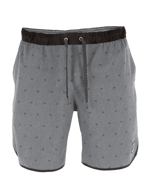 Finney Chad Shorts - Gray & Black made by Dixxon