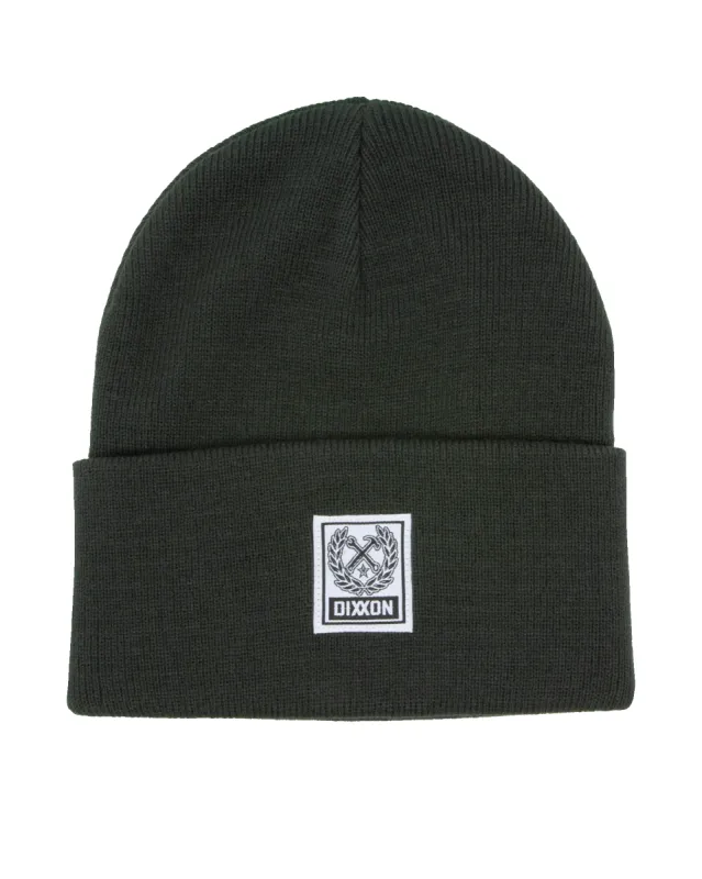 Ribbed Beanie - Pine Green sold by Dixxon