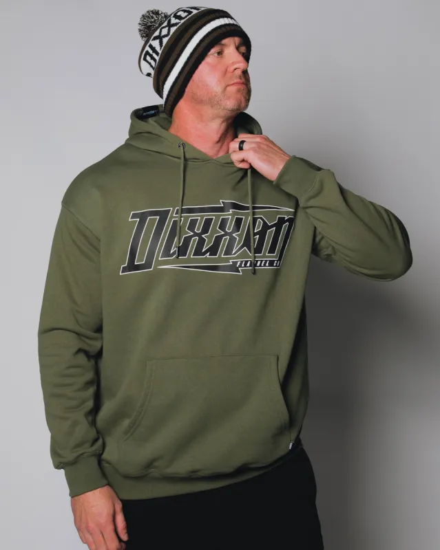 Black Bolt Pullover Hoodie - O.D. Green sold by Dixxon