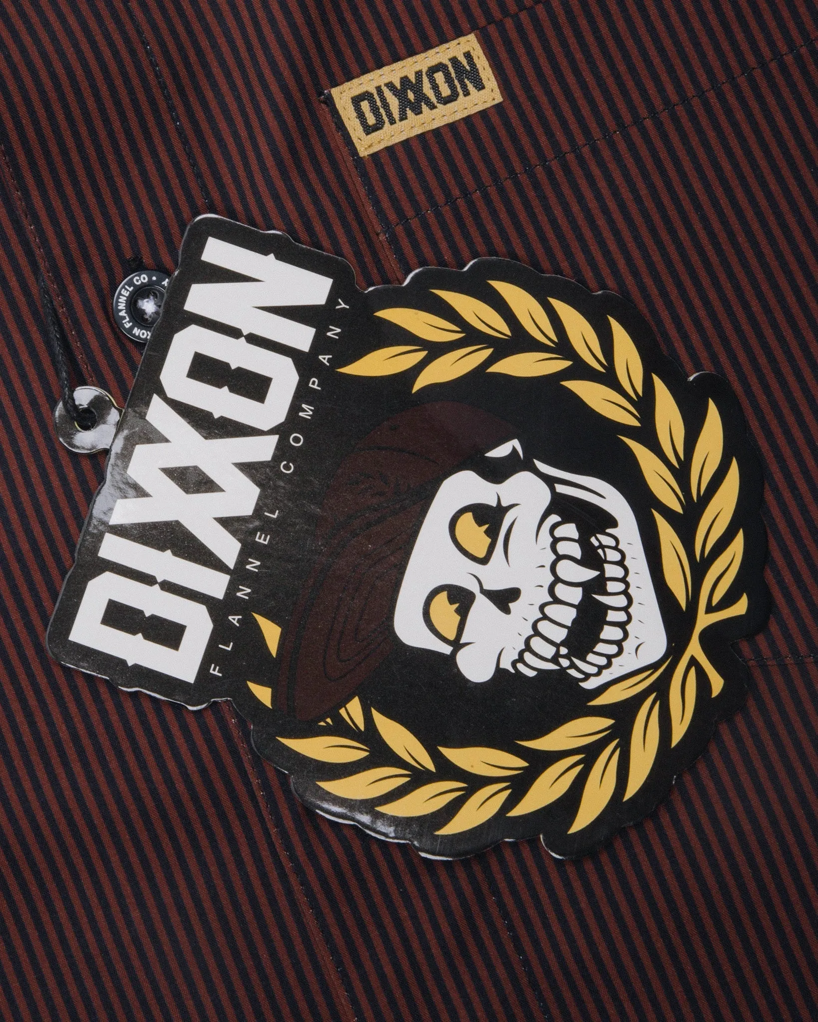 Benny Party Shirt - Brown sold by Dixxon product image thumbnail 5