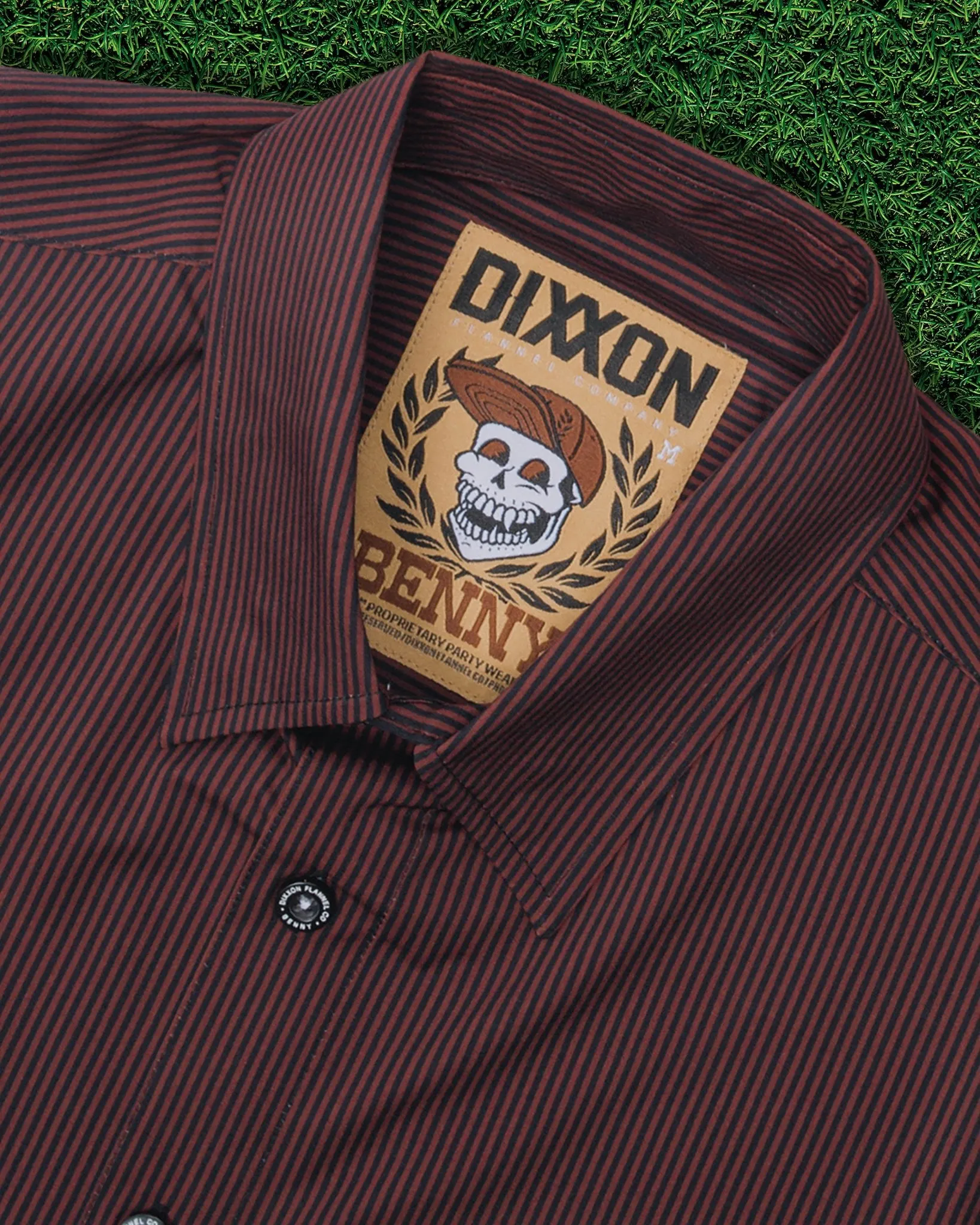 Benny Party Shirt - Brown sold by Dixxon product image thumbnail 3