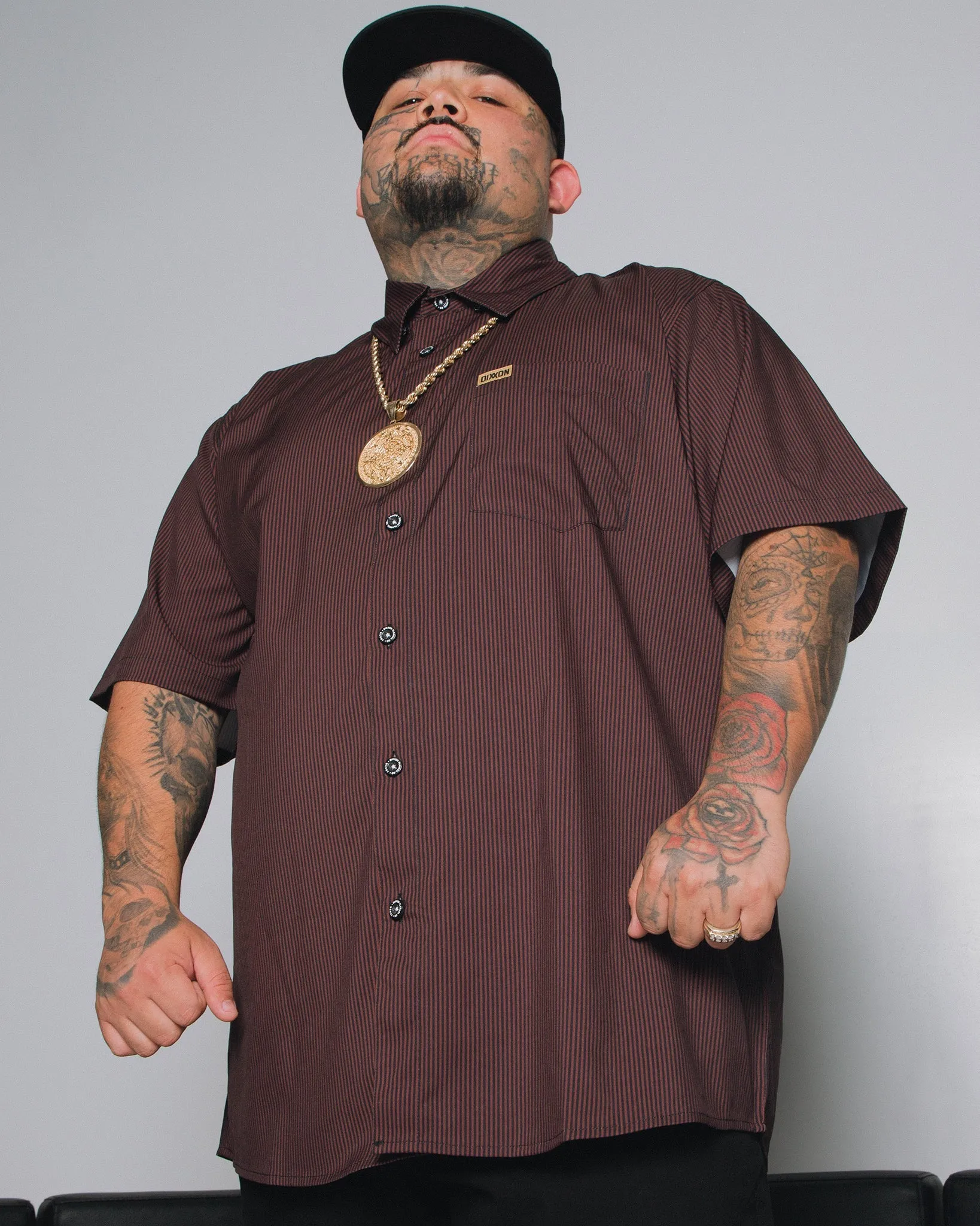 Benny Party Shirt - Brown sold by Dixxon