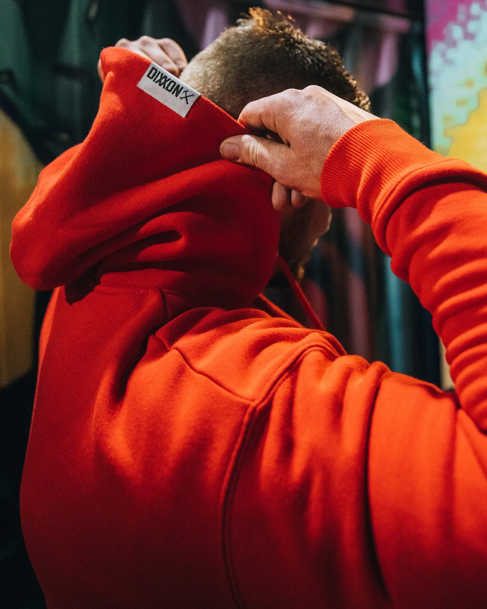 Workforce Pullover Hoodie - Red sold by Dixxon product image thumbnail 3