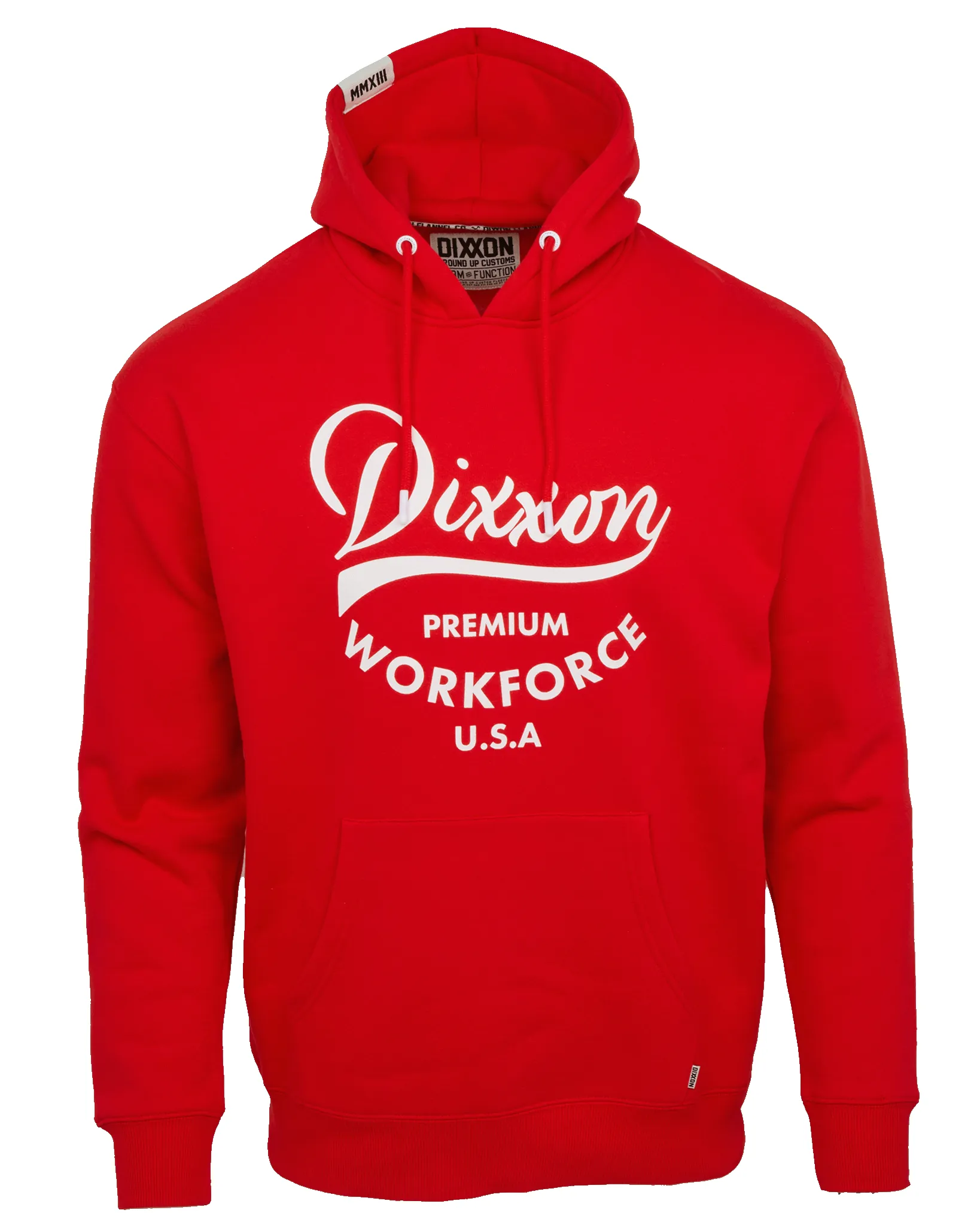 Workforce Pullover Hoodie - Red sold by Dixxon product image thumbnail 2