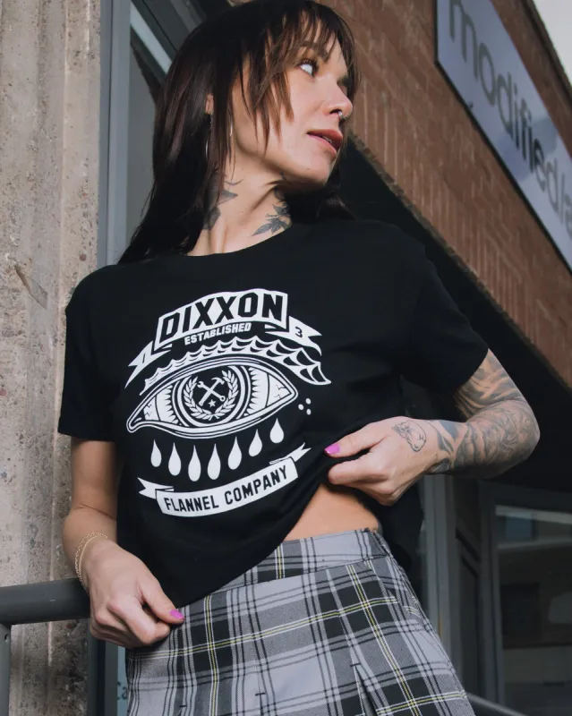 Women's Mystic Crop Top - Black sold by Dixxon