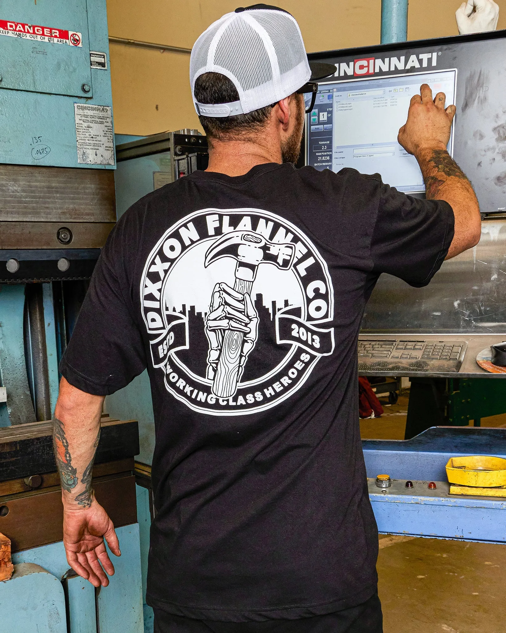 Working Class Hammer T-Shirt sold by Dixxon