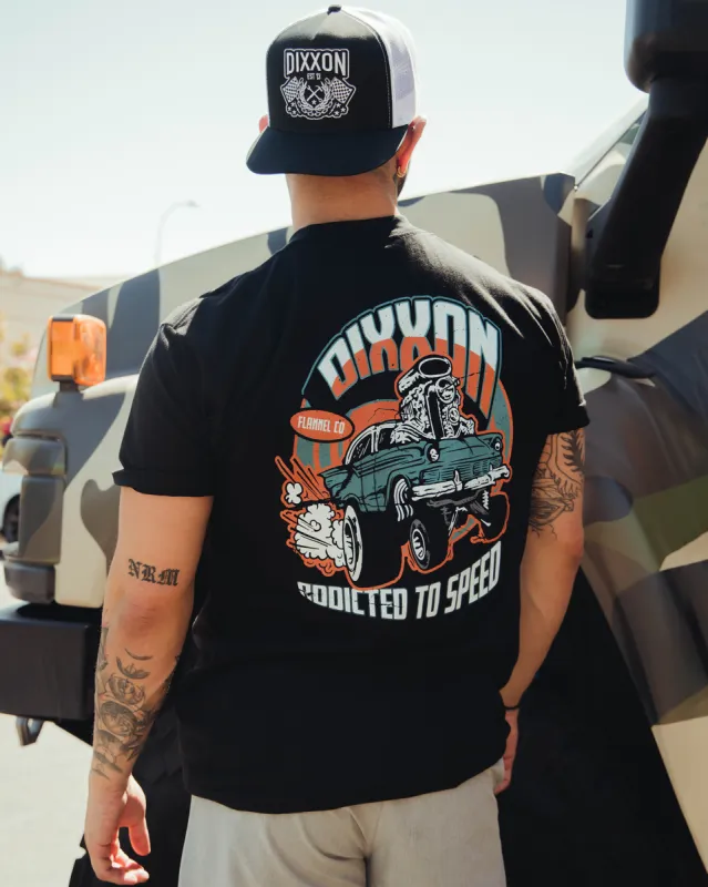 Addicted to Speed T-Shirt - Black sold by Dixxon