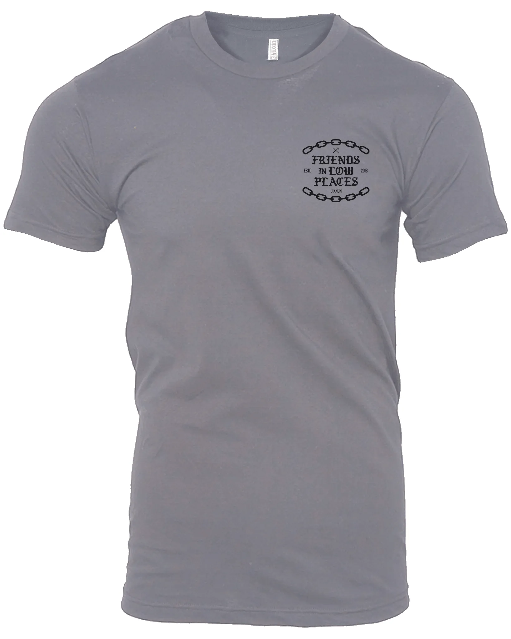 Low Places Chains T-Shirt - Charcoal sold by Dixxon product image thumbnail 2