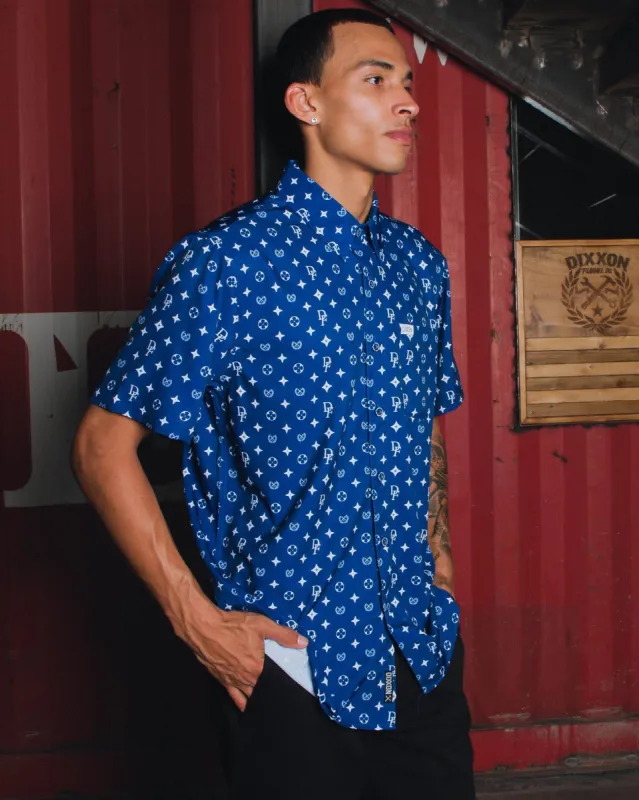 Bougie Short Sleeve - Blue & White sold by Dixxon